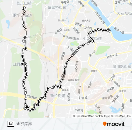 280路 Bus Line Map