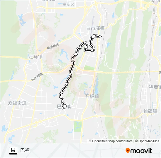 282路 Bus Line Map