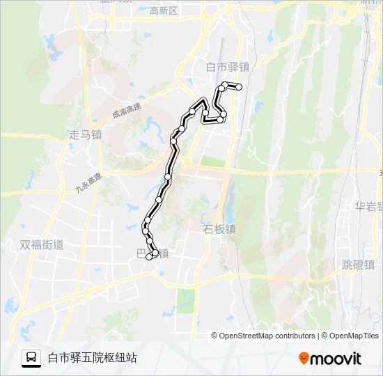 282路 Bus Line Map