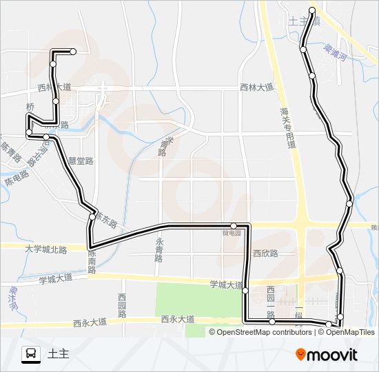 公交290路的线路图