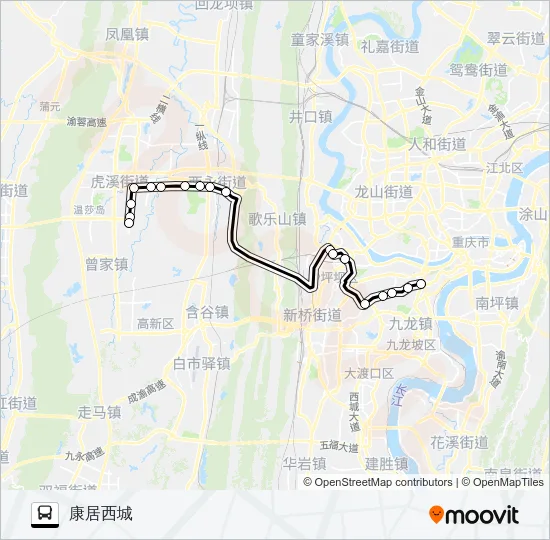291路 Bus Line Map