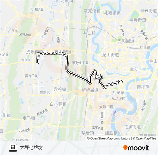 291路 Bus Line Map
