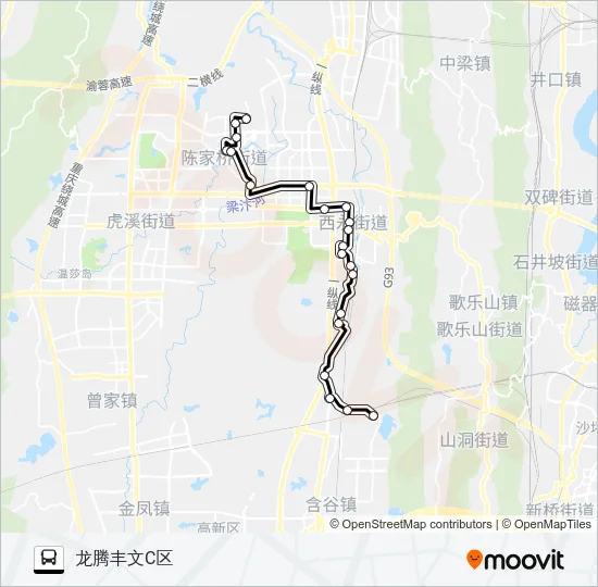 295路 Bus Line Map