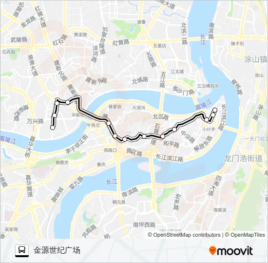 401路 Bus Line Map
