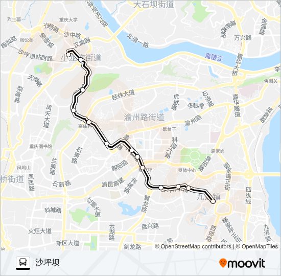 公交404路的线路图