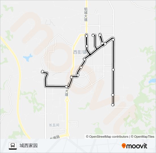 407路 bus Line Map