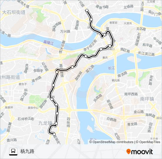 412路 bus Line Map