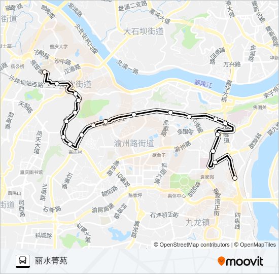 公交418路的线路图