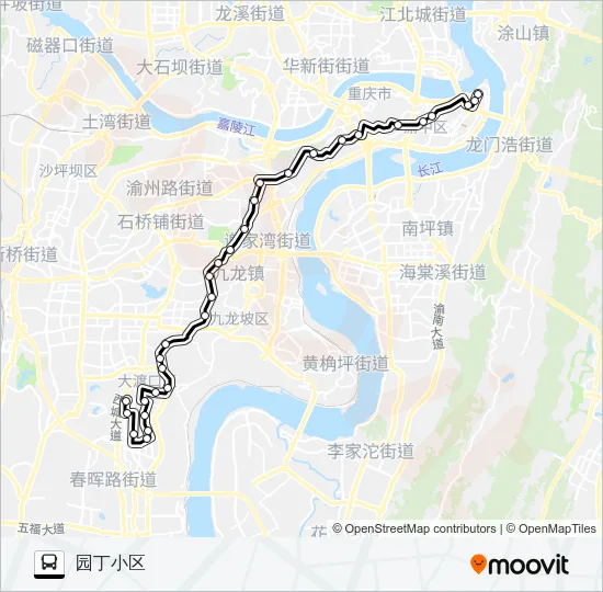 424路 Bus Line Map