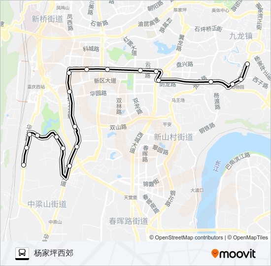 公交428路的线路图