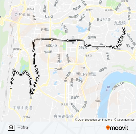 公交428路的线路图