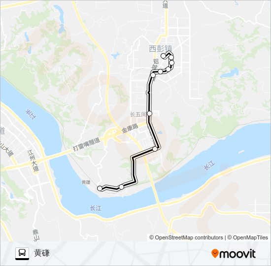 公交432路的线路图