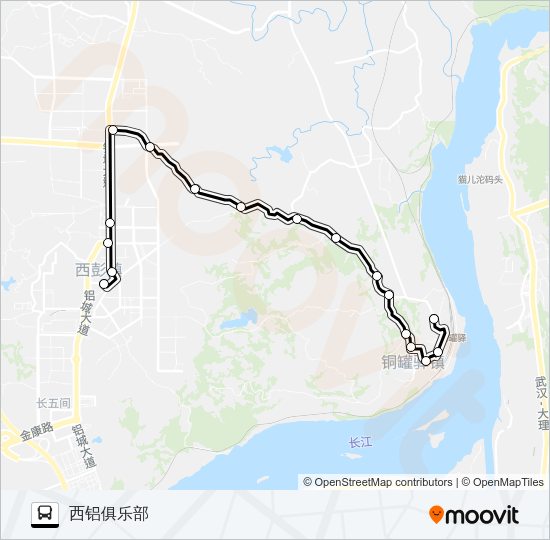 433路 Bus Line Map