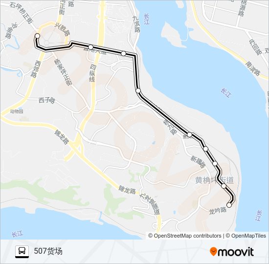 公交438路的线路图