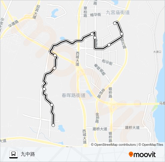 451路 bus Line Map