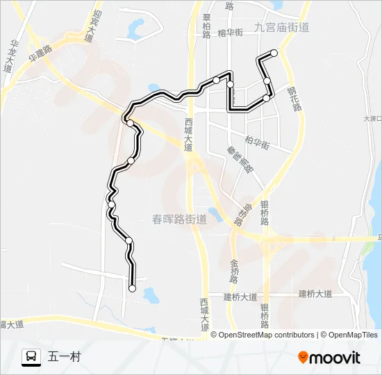 451路 Bus Line Map
