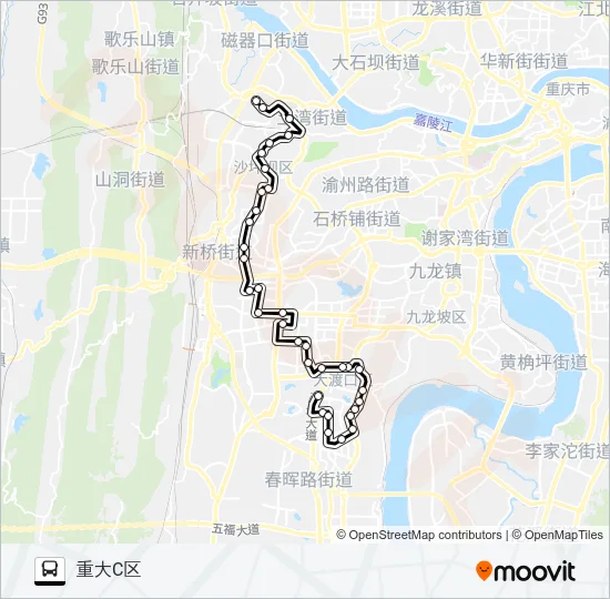456路 Bus Line Map