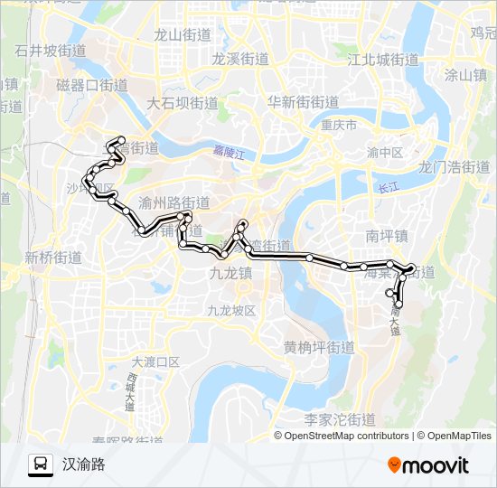 464路 bus Line Map