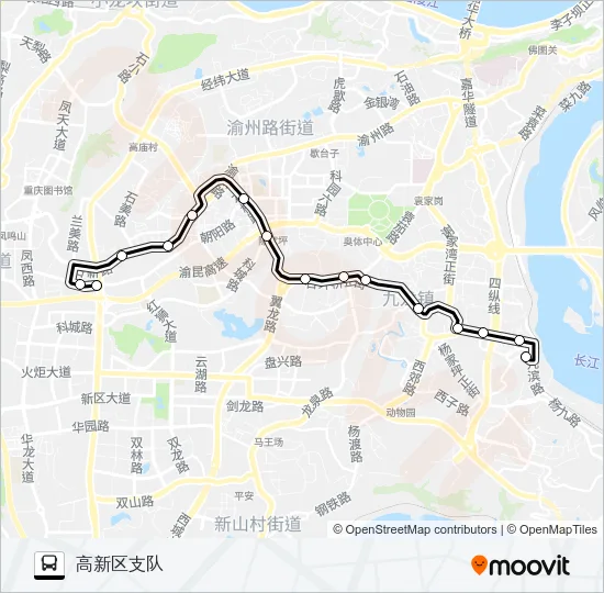 公交469路的线路图