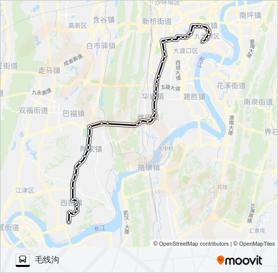 公交486路的线路图