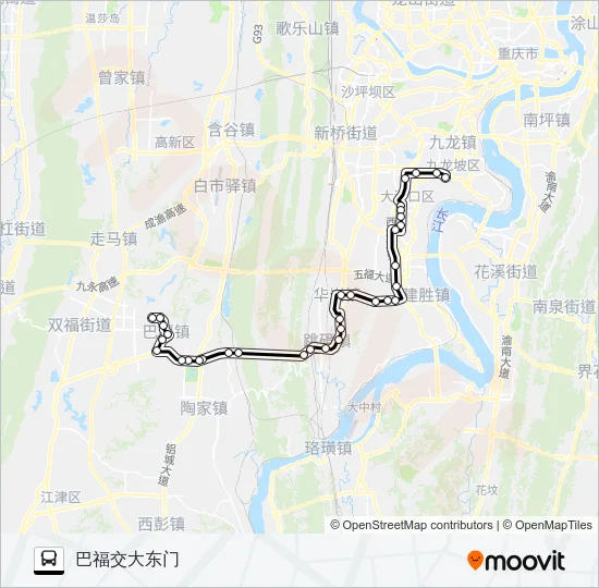 487路 Bus Line Map
