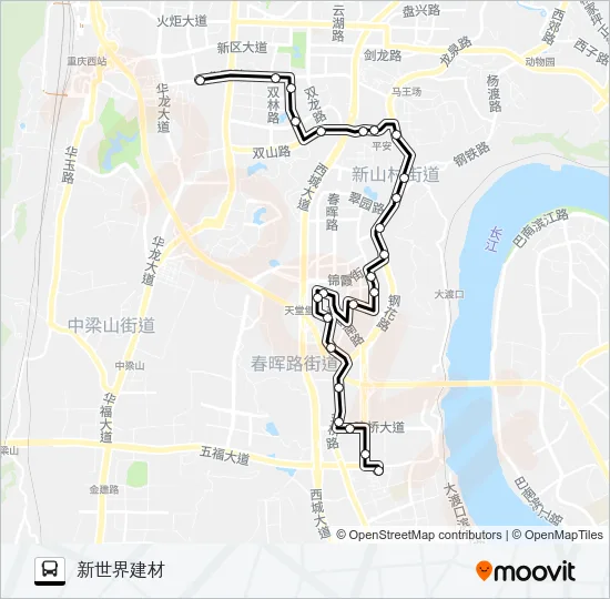 489路 Bus Line Map