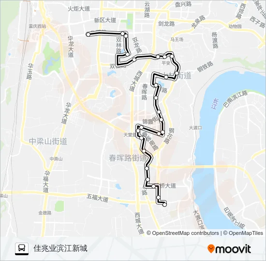489路 Bus Line Map