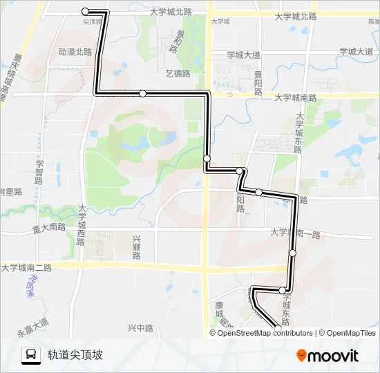 498路 Bus Line Map