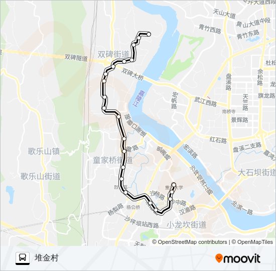 805路 bus Line Map