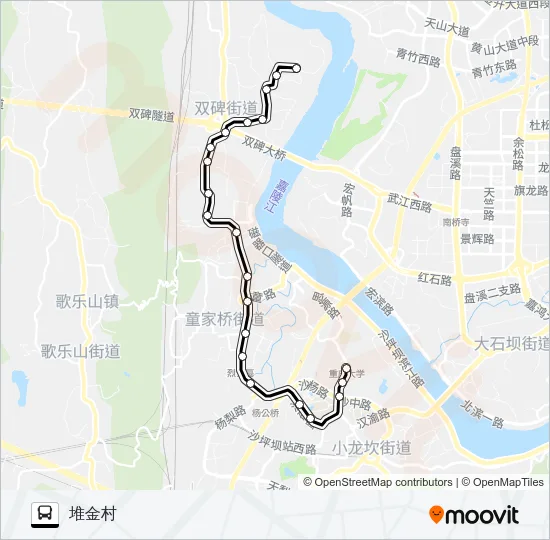 805路 Bus Line Map