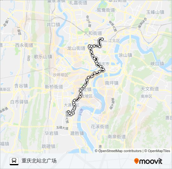 818路 bus Line Map