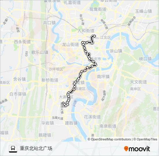 818路 Bus Line Map