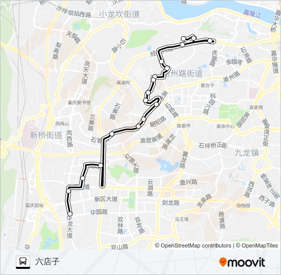 公交827路的线路图