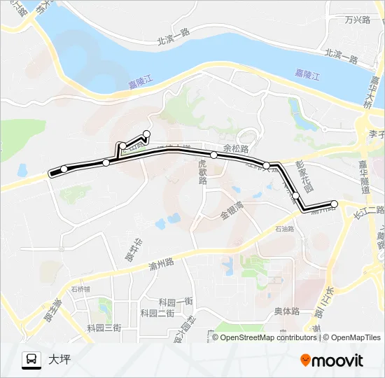 837路 Bus Line Map