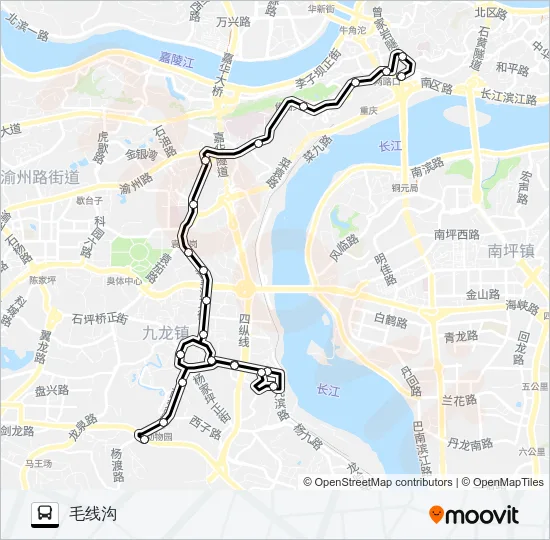 0493路 Bus Line Map