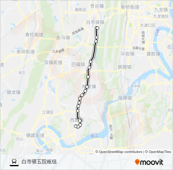 217路区间 Bus Line Map