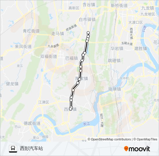 217路区间 Bus Line Map