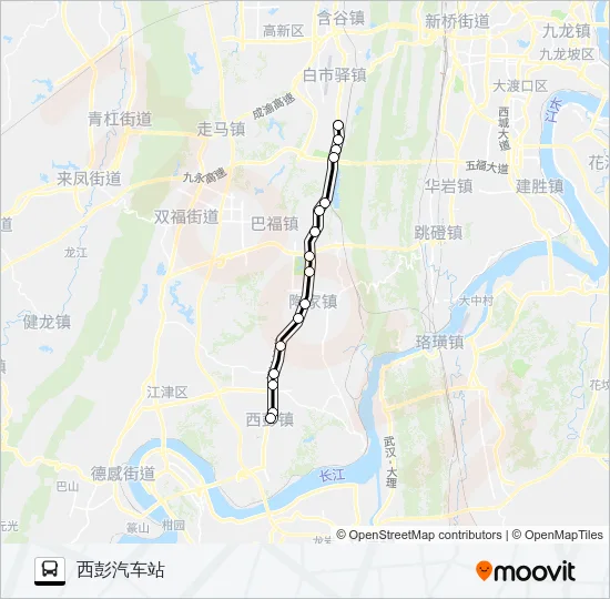 217路区间 Bus Line Map
