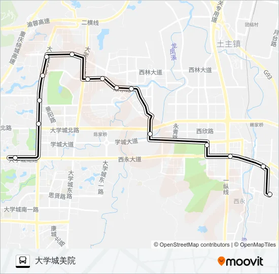 249路外环 Bus Line Map