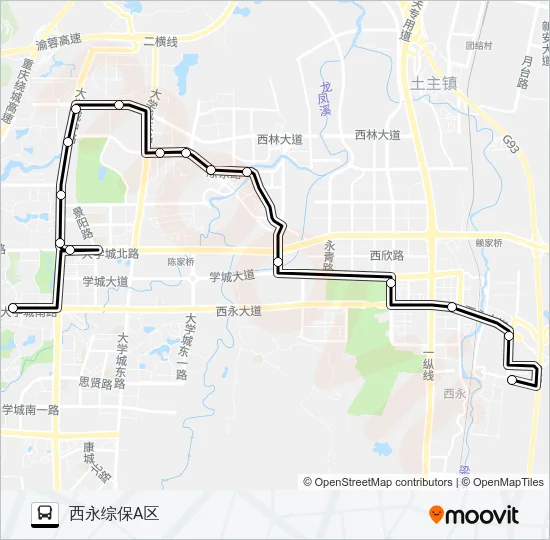 249路外环 Bus Line Map
