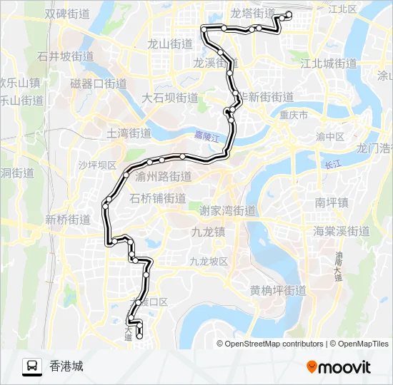 BRT01路 Bus Line Map
