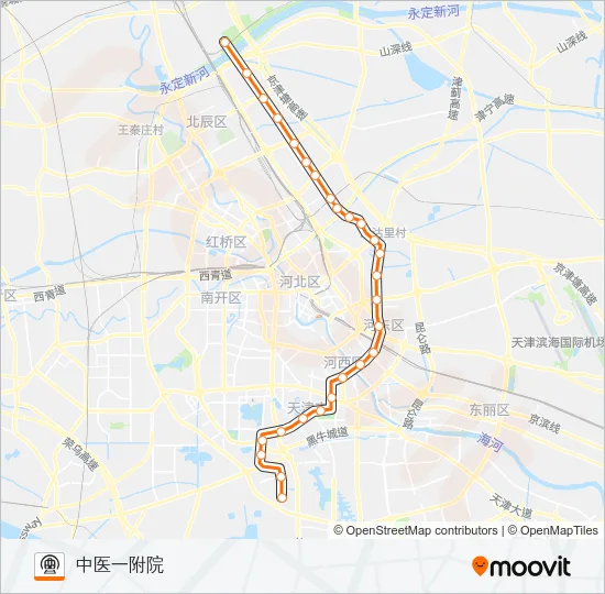 5号线 Metro Line Map