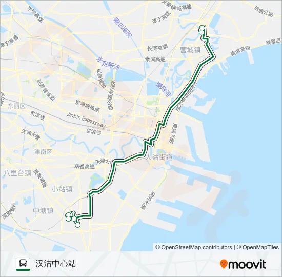 汉港线 Bus Line Map