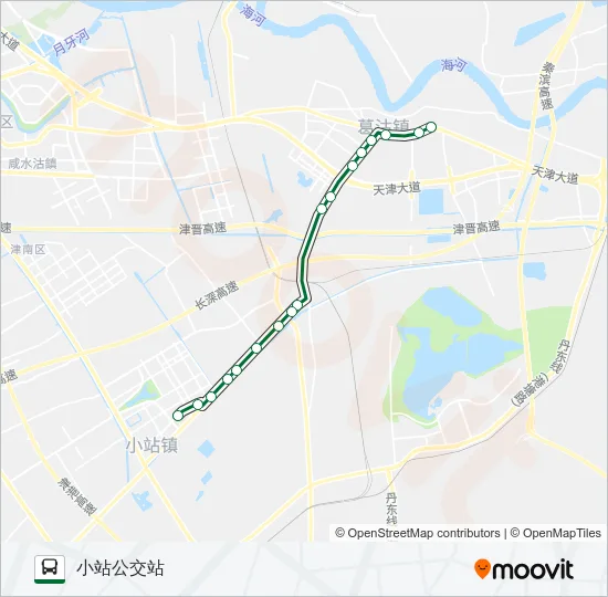 222路 Bus Line Map