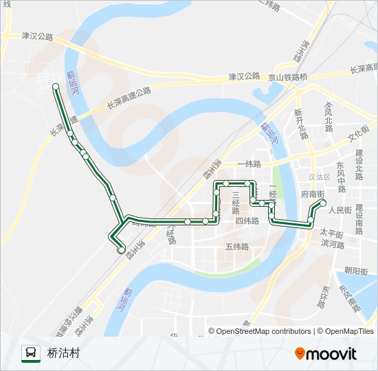 公交455路的线路图
