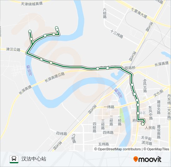 公交456路的线路图