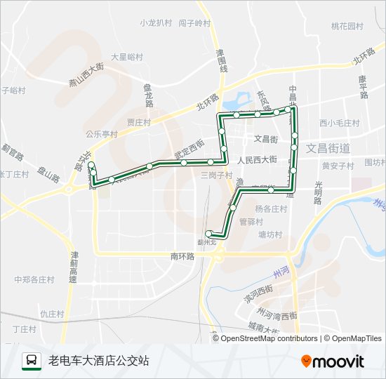 公交530路的线路图