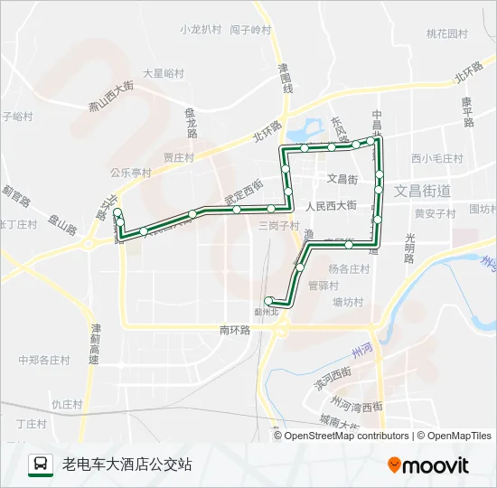 公交530路的线路图