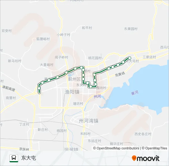 537路 Bus Line Map