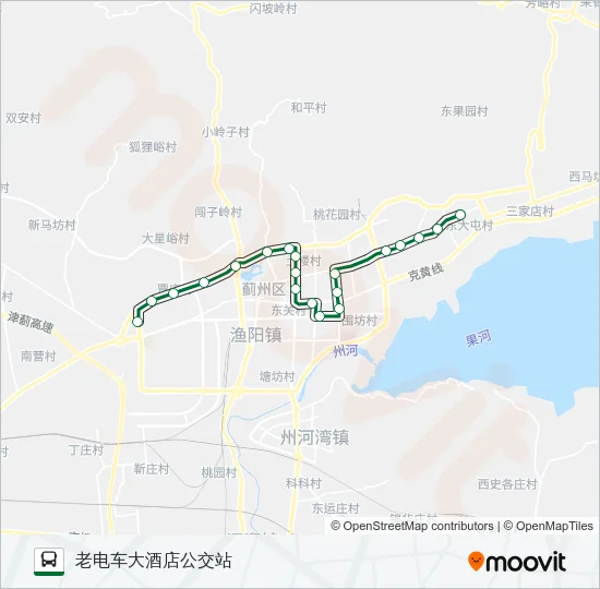 公交537路的线路图